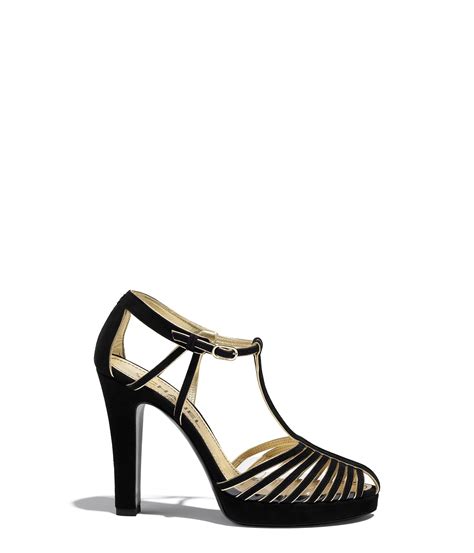 scarpe modello chanel oro|Décolleté & sling .